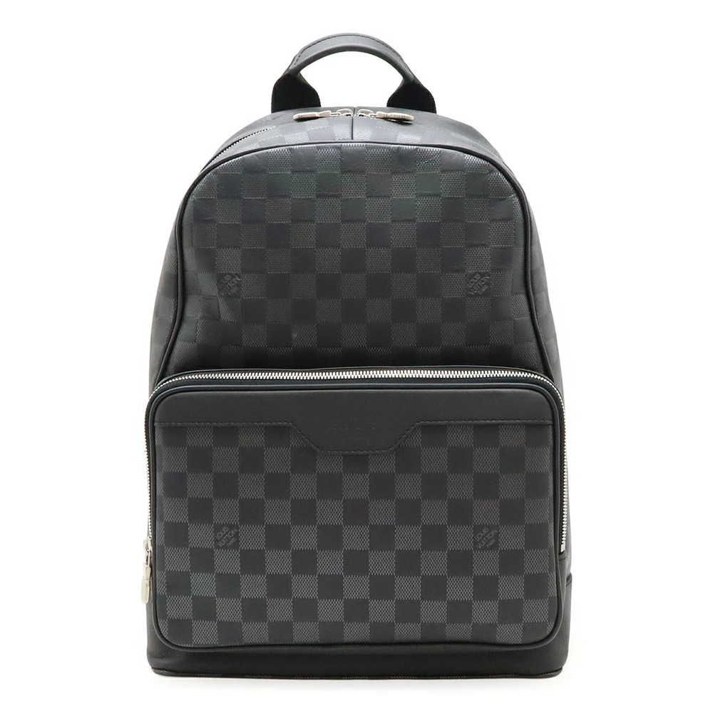 LOUIS VUITTON Damier Infini Avenue Backpack Leather Onyx Black